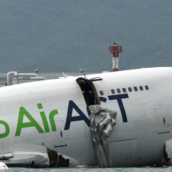 2 Dead After Cargo Plane Veers Off Runway at Hong Kong Airport