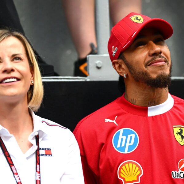 Susie Wolff pays tribute to Lewis Hamilton for his assist for the…