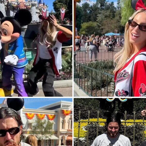 ‘DWTS’ Partners Alix Earle and Valentin Chmerkovskiy Hit Disney!