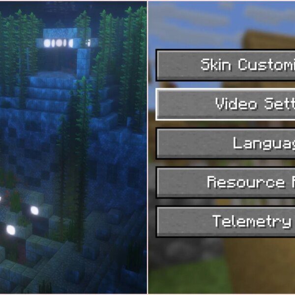 Minecraft Java Edition snapshots check new video settings web page