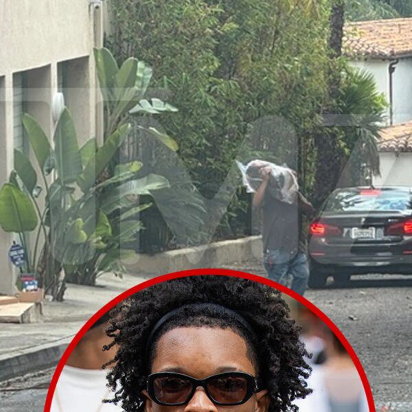 Crew at D4vd Hollywood Hills Rental House Throwing Out Bags, Boxes