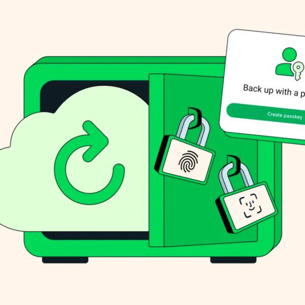 WhatsApp provides passkey safety to end-to-end encrypted backups