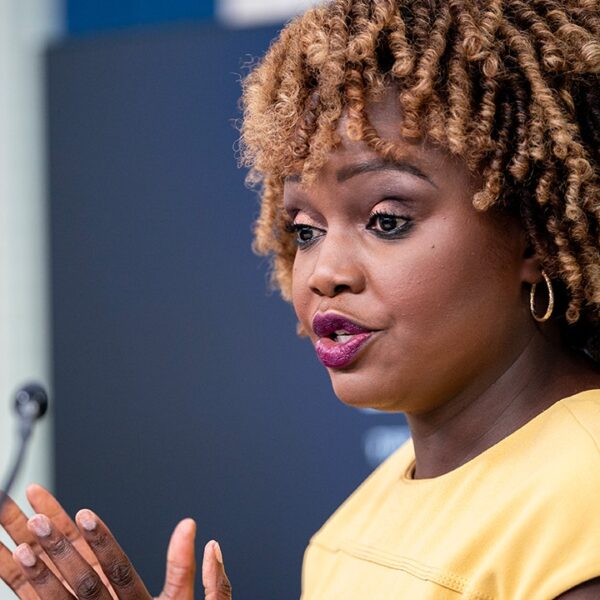 Karine Jean-Pierre spars with Bulwark critic over Biden press interactions