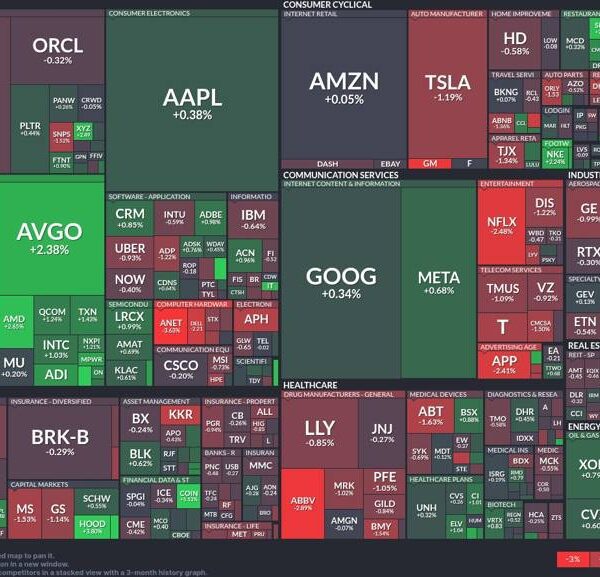 Semiconductors rally as tech sees blended outcomes, whereas shopper defensives dip