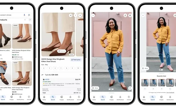 Google Expands Virtual Try On to Footwear