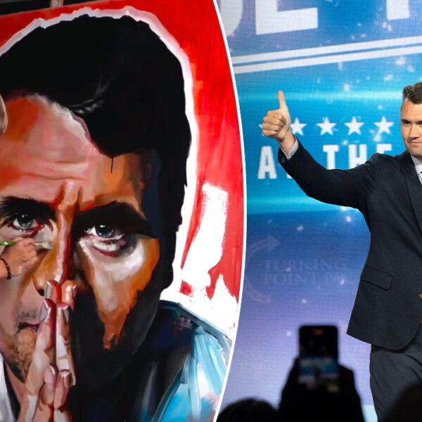 Viral Charlie Kirk portrait earns reward, dying threats for faith-driven artist