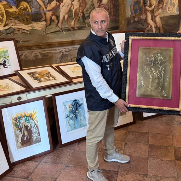 21 solid Salvador Dalí items had been seized from Parma artwork exhibition…