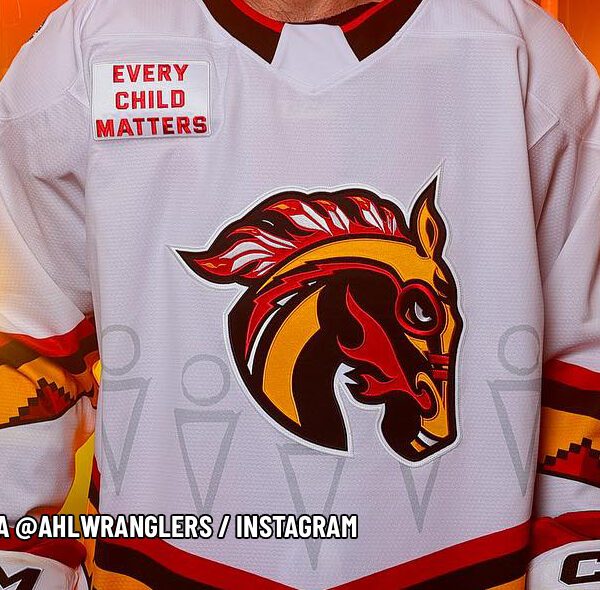 AHL’s Calgary Wranglers Bring Back Indigenous Jerseys With Fresh Twist – SportsLogos.Net…
