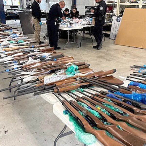 Father and son arrested for allegedly smuggling 400 firearms into Mexico from…