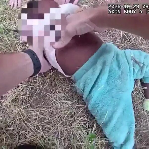 Fort Worth law enforcement officials carry overturned automotive to rescue pinned toddler