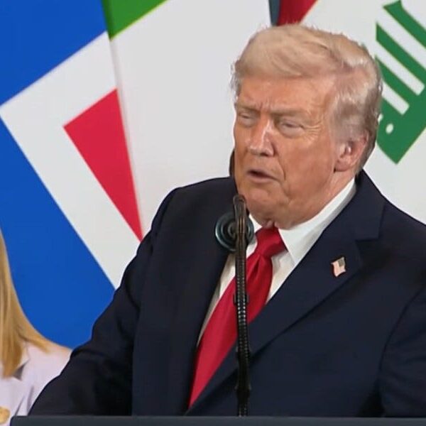 Sweaty And incoherent Trump Can Barely Finish His Speech In Egypt
