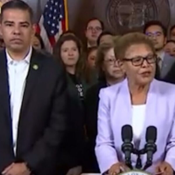 WATCH: Crazed Los Angeles Mayor Karen Bass and Democratic Lawmakers Call for…