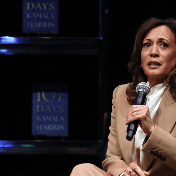 Kamala Harris e book tour disrupted by protesters throughout Chicago occasion