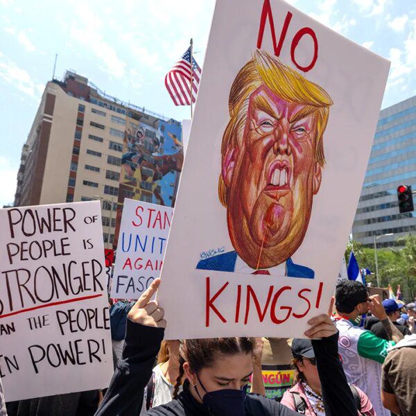 Trump pushes again on ‘No Kings’ protesters, says he ‘works his ass…