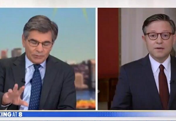 Speaker Mike Johnson OWNS George Stephanopoulos in Debate Over Democrats Supporting Healthcare…