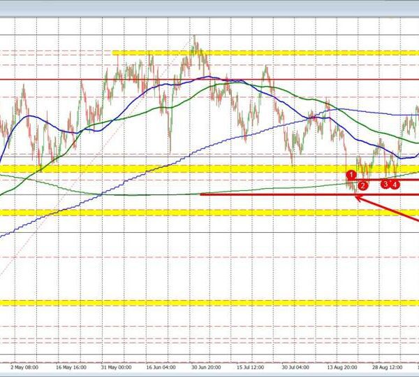 The NZDUSD moved larger with the drag down within the USD. What…