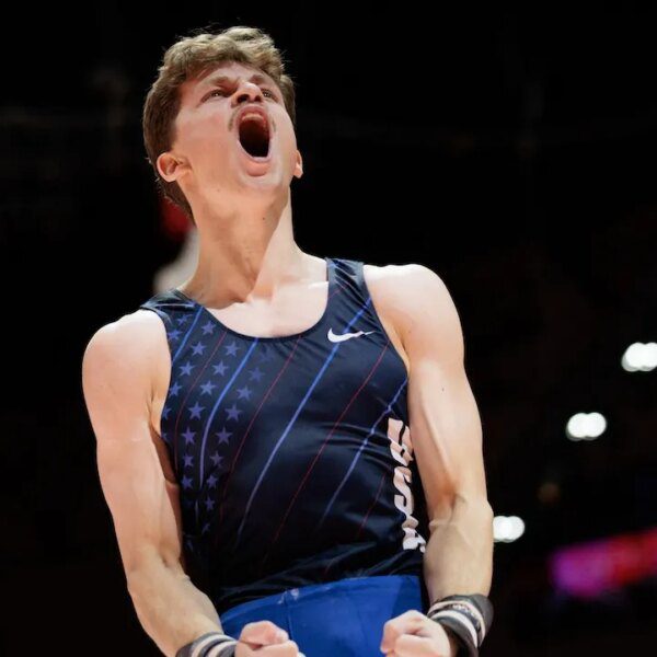 US Air Force world medalist gymnast defends barred Team Israel