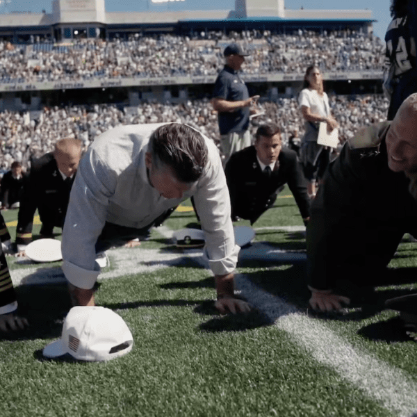 Hegseth leads 3,068 folks in record-breaking pushup feat