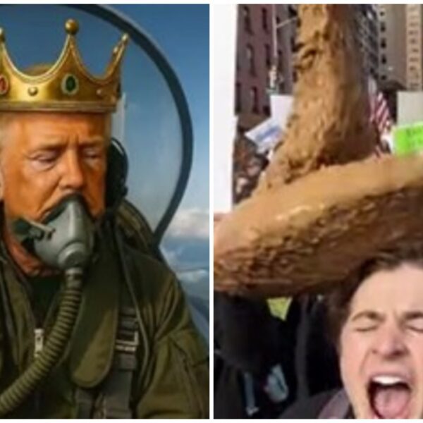 President Trump Shares Wild AI Video of Himself Dumping Sewage on “No…