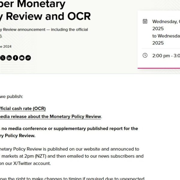 Reserve Bank of New Zealand NZIER Shadow Board requires 25bp rate of…