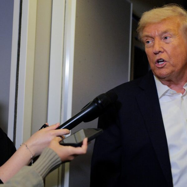 Donald Trump declines to commit on two-state answer after hostages freed