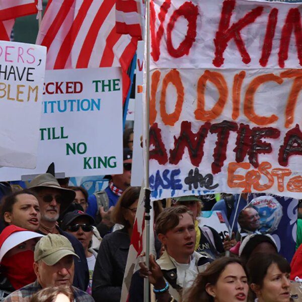 ‘NYU Communists’ vow Marxist revolution at ‘No Kings’ protests