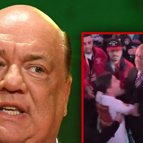 WWE Star Paul Heyman Shoves Young Fan Away From Logan Paul, on…