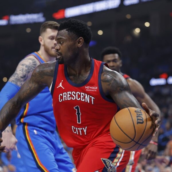 Pelicans clear F Zion Williamson for on-court actions