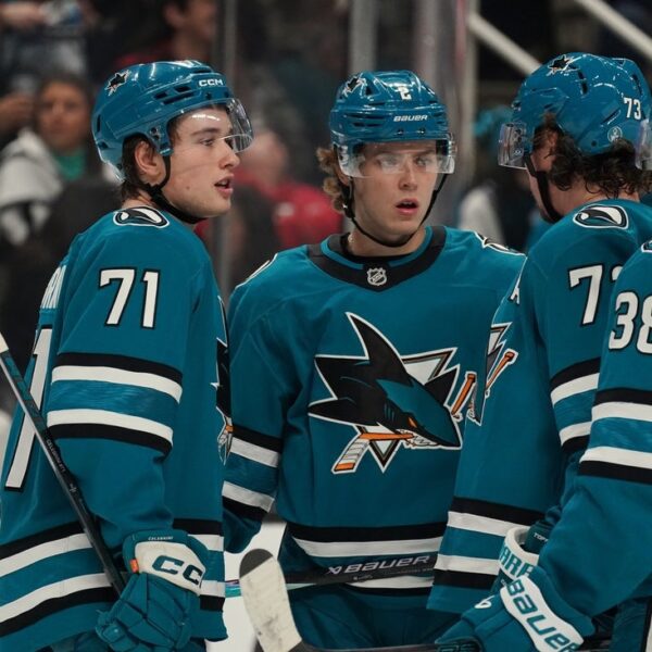 Macklin Celebrini continues scoring binge as Sharks high Jets