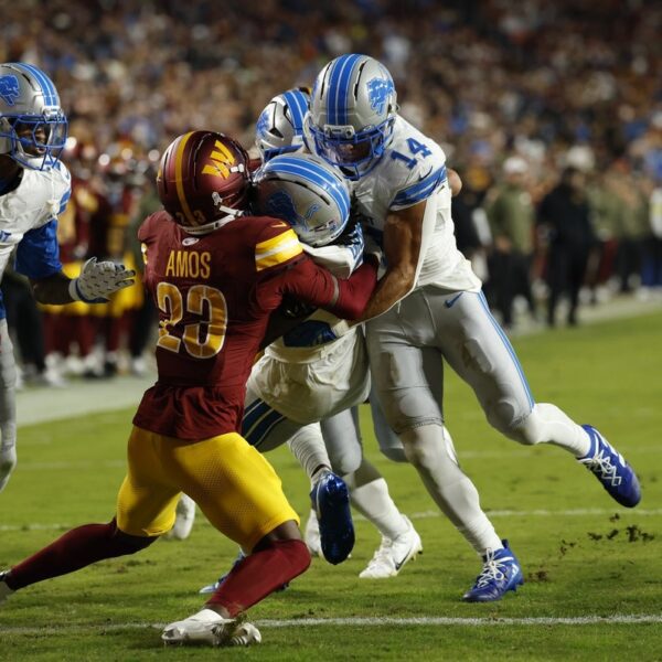 Commanders place rookie CB Trey Amos (leg) on IR