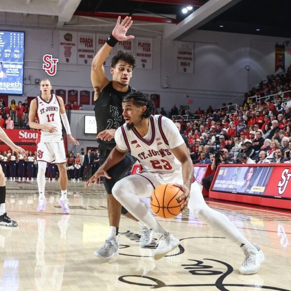 No. 13 St. John’s scores 54 second factors in win over William…