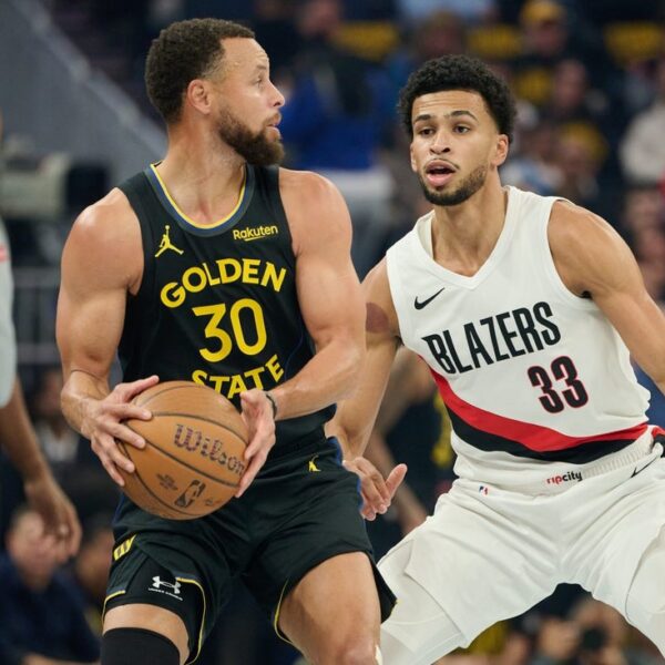 Caleb Love, Blazers dump Warriors to maneuver atop NBA Cup group