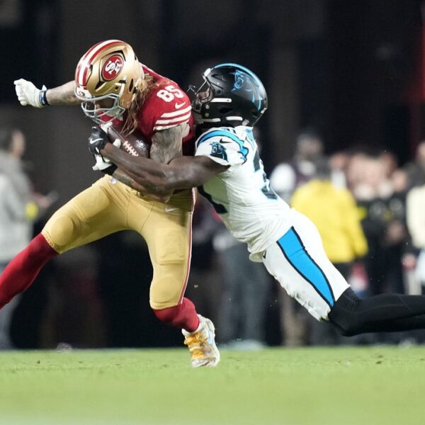 49ers overcome Brock Purdy’s picks, shut down Panthers