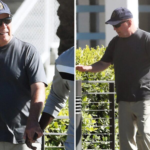 Bruce Willis Spotted Out for a Beach Stroll in Los Angeles