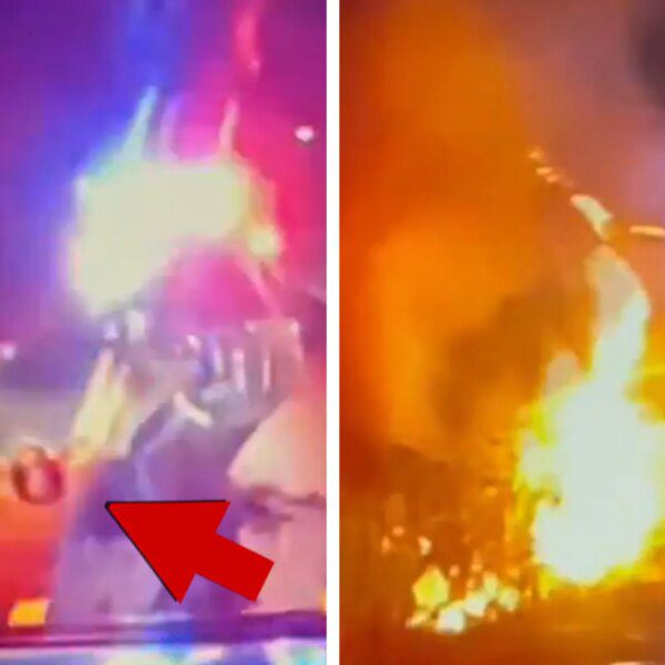New Jersey Cops Rescue Driver From Burning Car in Dramatic Video