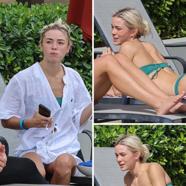 Livvy Dunne Lounges In Bikini During Vacation With Paul Skenes