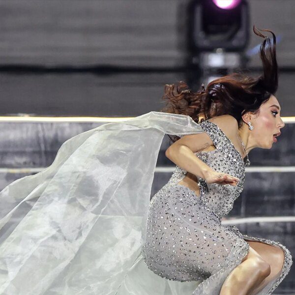 Ukrainian Beauty Queen Caught on Video Taking a Tumble During Miss Earth…