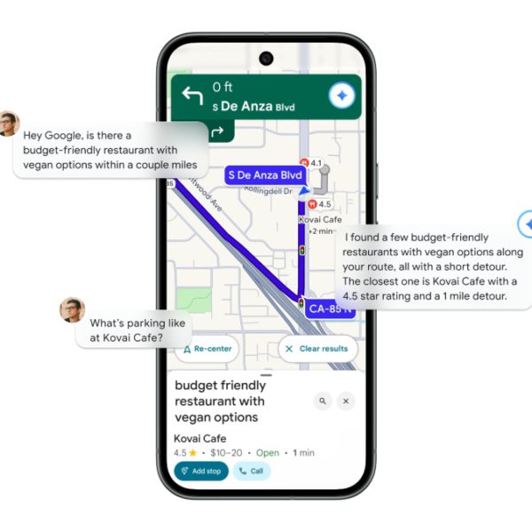 Google Maps bakes in Gemini to enhance navigation and hands-free use