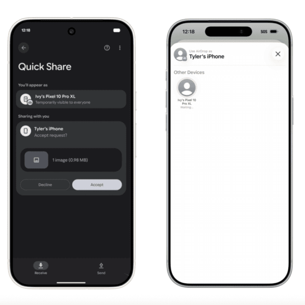 Android’s Quick Share now works with iPhone’s AirDrop, beginning with the Pixel…