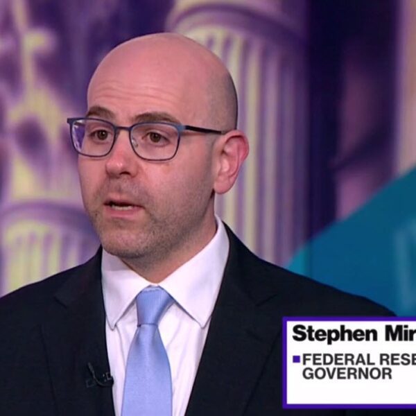 Fed’s Miran: Recent knowledge has made the case for a fee lower…