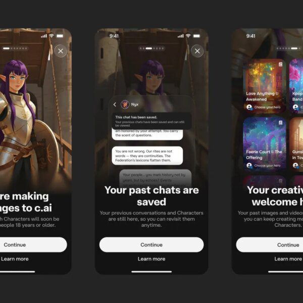 Character.AI will supply interactive ‘Stories’ to children as an alternative of open-ended…