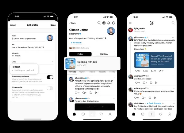 Threads Adds Podcast Promotion Tools