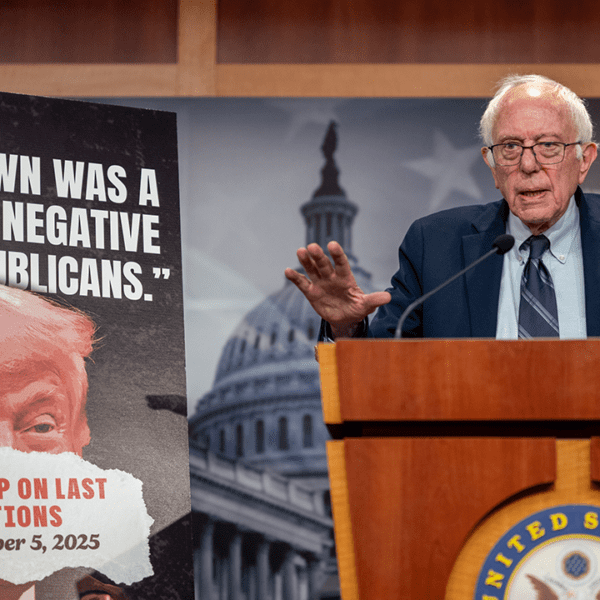 Bernie Sanders slams 8 Democrats for voting with GOP on persevering with…
