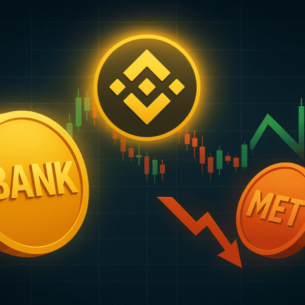 Binance Listing Sends BANK Soaring as MET Crashes
