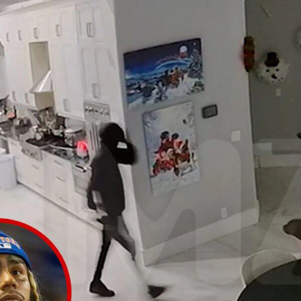 Tekashi 6ix9ine’s Mom, Pup Manhandled by Burglars in Home-Invasion Video