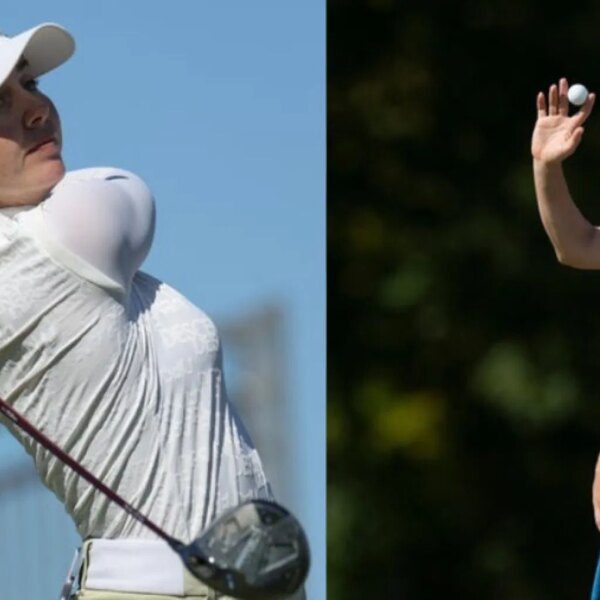 Charley Hull wins a dinner from Olivia Cowan after successful a problem…