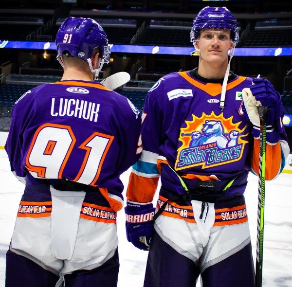 ECHL’s Orlando Solar Bears Keep it Brief With Special Underwear Toss Pant…