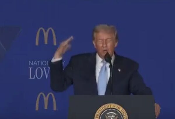 Trump Tried To Give An Economic Speech At A McDonald’s Conference And…