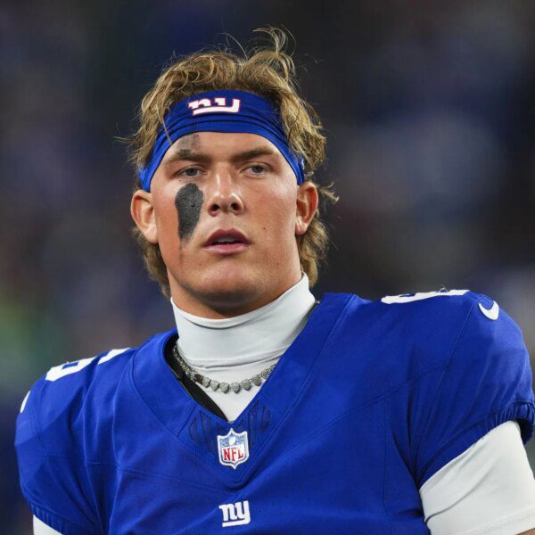 NFL Week 15 DFS lineup recommendation feat. Jaxson Dart, Lamar Jackson, George…