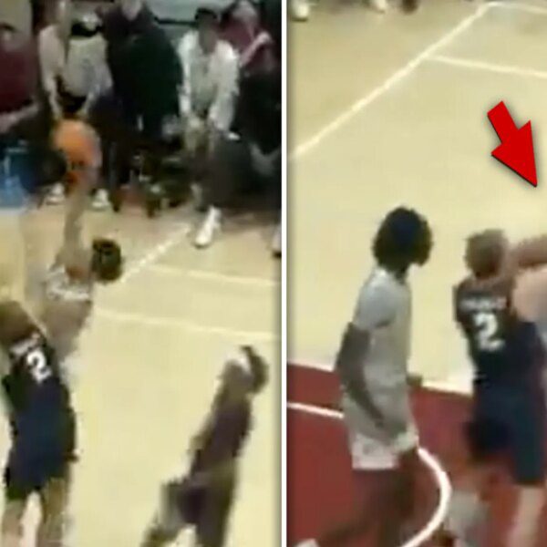 Utah Tech Player Punches Opponent After Getting Dunked On, Wild Video!